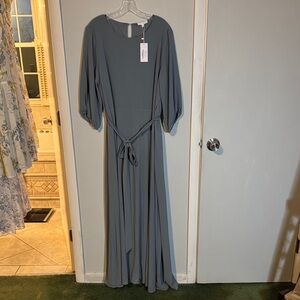 Baltic Born Slate Blue Maxi Dress